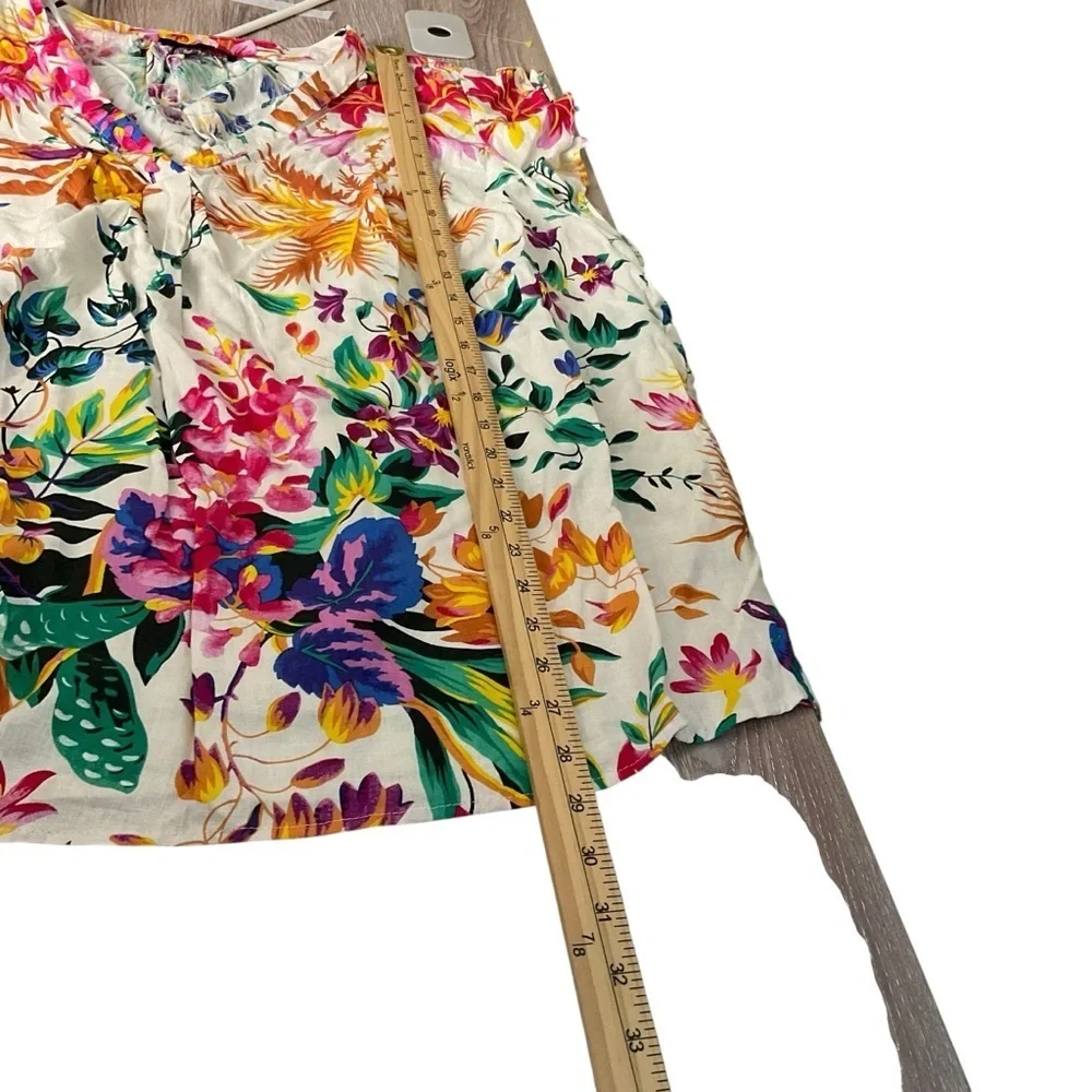 RACHEL Rachel Roy Vibrant Floral Blouse - Picture 8 of 8